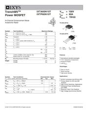 IXTP60N10T 数据规格书 1