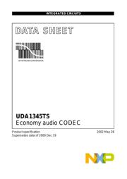 UDA1345TS 数据规格书 1