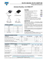 VS-ETL1506FP-M3 数据规格书 1