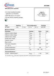 BF799WH6327 datasheet.datasheet_page 1