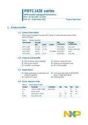 PDTC143ET 数据规格书 2