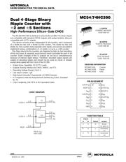 MC74HC390 数据规格书 1