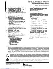 MSP430F249TPMR Datenblatt PDF
