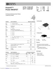 IXTT110N10P datasheet.datasheet_page 1