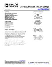 AD8539ARZ-REEL datasheet.datasheet_page 1