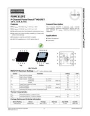 FDMC612PZ datasheet.datasheet_page 1