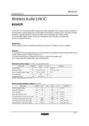 BH1417F-E2 Datenblatt PDF