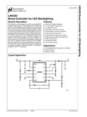 LM3430EVAL 数据规格书 1