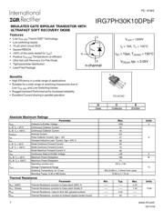 IRG7PH30K10DPBF 数据规格书 1