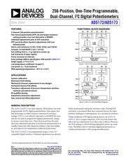 AD5173BRMZ10 datasheet.datasheet_page 1