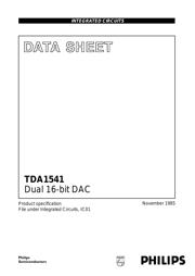 TDA1541 datasheet.datasheet_page 1