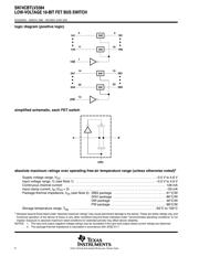 SN74CBTLV3384PWE4 datasheet.datasheet_page 2