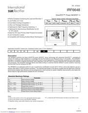 IRF6648TR1 datasheet.datasheet_page 1