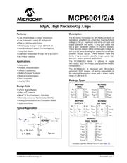 MCP6061T-E/SN 数据规格书 1