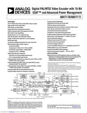 ADV7171KSU 数据规格书 1