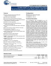 CY7C2563XV18-600BZC datasheet.datasheet_page 1