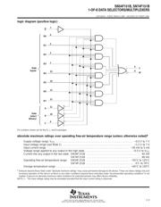 SN74F151B datasheet.datasheet_page 3