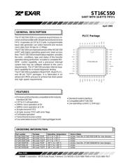 ST16C550IJ44-F 数据规格书 1