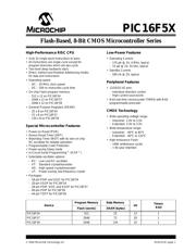 PIC16F54 datasheet.datasheet_page 3
