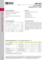 HMC365 datasheet.datasheet_page 1