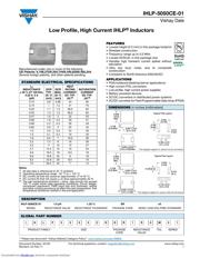 IHLP5050CEER1R0M01 datasheet.datasheet_page 1