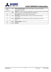 AS4C16M16SA-6BANTR 数据规格书 6