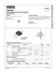 FDB3502 datasheet.datasheet_page 1