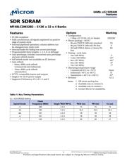 MT48LC2M32B2P-6:G Datenblatt PDF