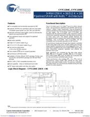 CY7C1354C-166BGCT datasheet.datasheet_page 1