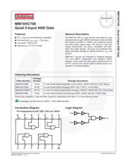 MM74HCT08M datasheet.datasheet_page 1