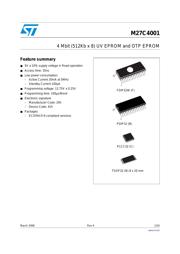 M27C4001-10F1 Datenblatt PDF