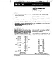 Z84C2006PEC 数据规格书 1