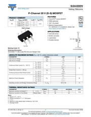 SI3443DDV-T1-GE3 数据规格书 1