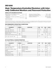 DS1856E-020 数据规格书 2