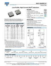 IHLP4040DZER4R7M01 数据规格书 1