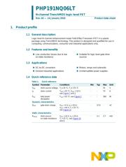 PHP191NQ06LT 数据规格书 1