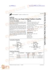 LM7121 datasheet.datasheet_page 1