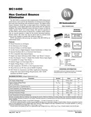 MC14490DWR2G Datenblatt PDF