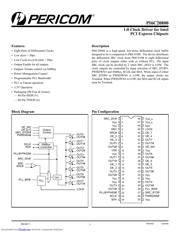 PI6C20800 数据规格书 1