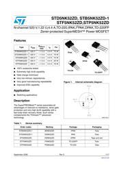 STP5NK52ZD datasheet.datasheet_page 1