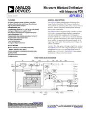 ADF4355BCPZ Datenblatt PDF