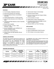 XR68C681 datasheet.datasheet_page 1
