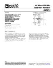 ADL5370ACPZ-R2 datasheet.datasheet_page 1