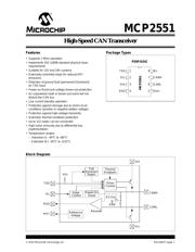 MCP2551-E/SN* 数据规格书 1