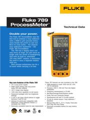 FLUKE 787 datasheet.datasheet_page 1