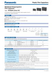 ECQ-UAAF154MA 数据规格书 1