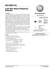 MC100EP140DR2G datasheet.datasheet_page 1