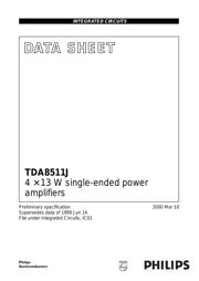TDA8511J datasheet.datasheet_page 1