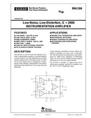 INA166 数据规格书 1