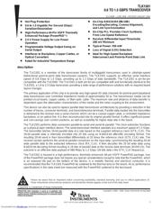 TLK1501IRCP datasheet.datasheet_page 1